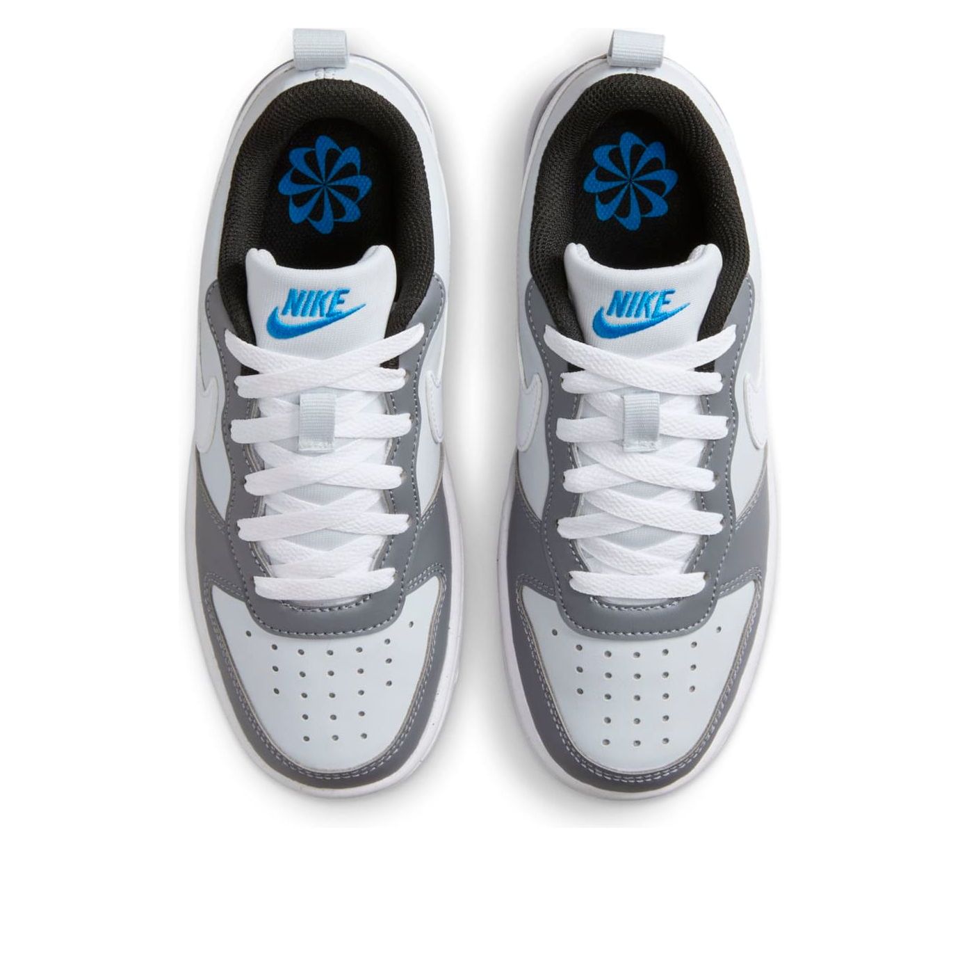 (GS) Nike Court Borough Low Recraft 'Platinum Cool Grey Photo Blue' DV5456-019