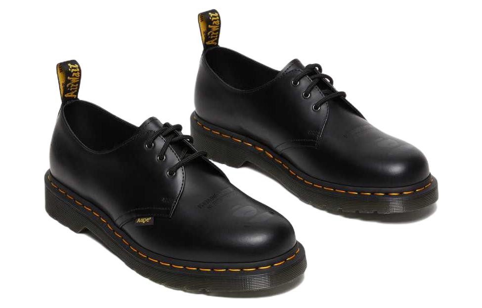 Dr. Martens x AAPE 1461 Smooth Leather Oxford Shoes 'Black' 27984001