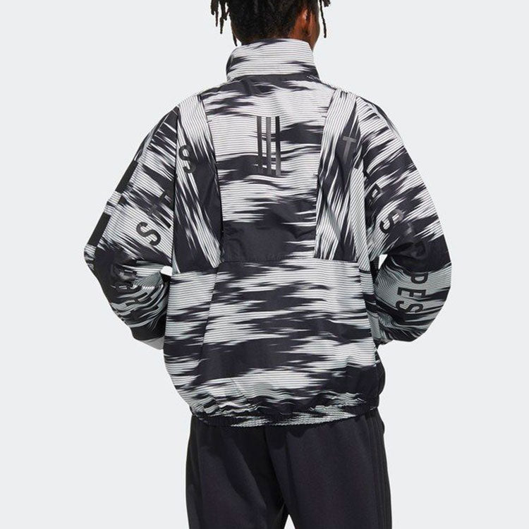 adidas Casual Sports Stand Collar Jacket Colorblock FM5452