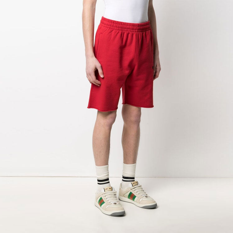 Off-White SS21 Logo Sports Shorts Version Red OMCI006S21FLE0022510