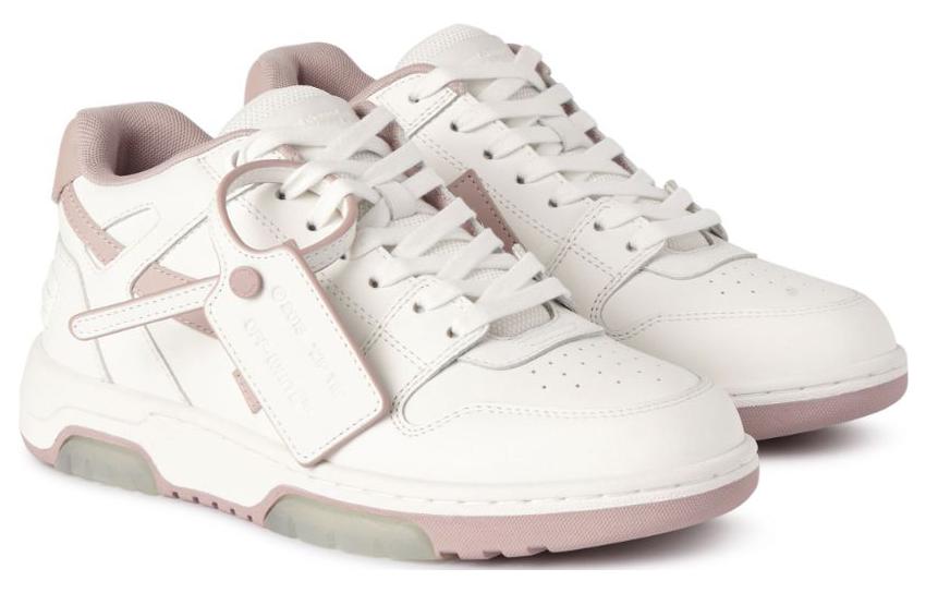 (WMNS) Off-White Out Of Office "Ooo" low-top Sneakers 'Pink White' OWIA259C99LEA0050130