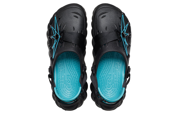 Crocs Echo Reflective Laces Clog 'Black Teal' 210004-001
