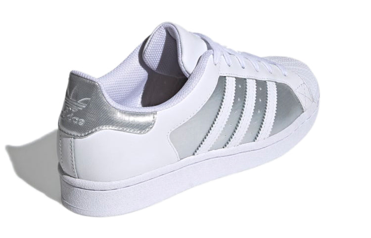 (WMNS) adidas Superstar 'White Silver Metallic' FX6048