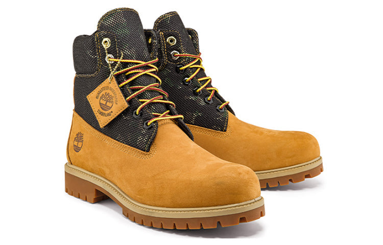 Timberland Heritage 6 Inch Boot 'Wheat Nubuck with Camo' A2KJZW