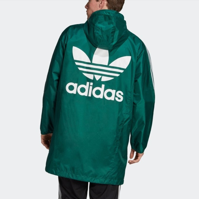 adidas originals Long WB Medium Style Wind Coat Male Green FL0012