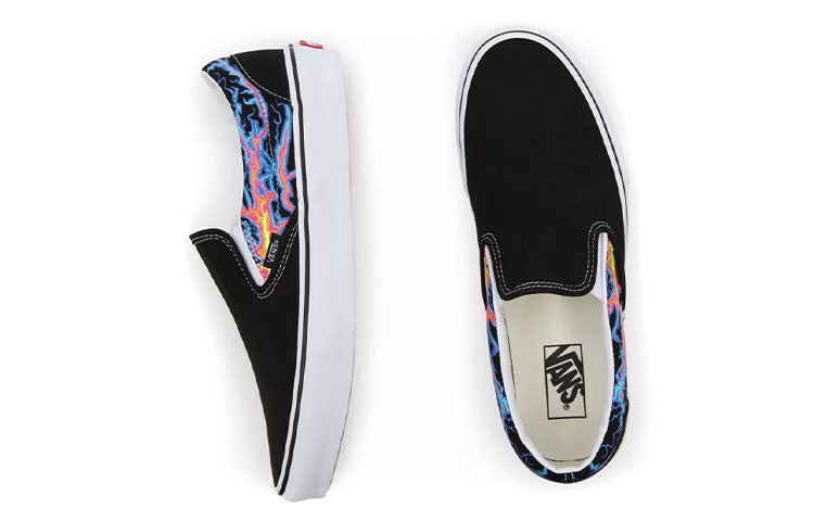 Vans Electric Flame Classic Slip-On 'Black Red' VN000XG8B03