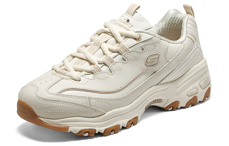(WMNS) Skechers D'Lites Good Neutral 'Beige' 149807-OFWT