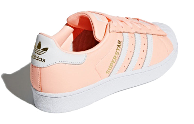 (WMNS) adidas originals Superstar Pink/White B42001