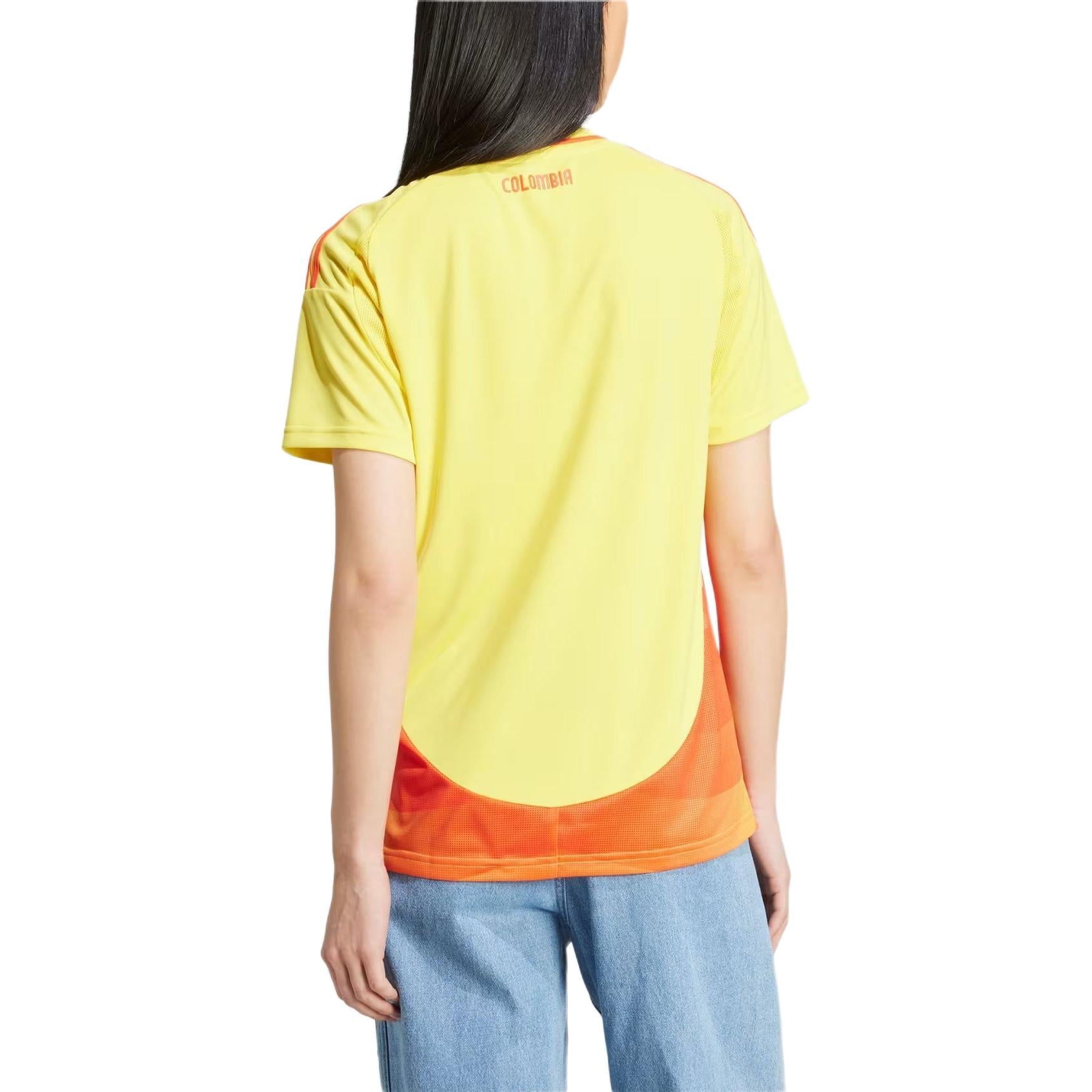 (WMNS) adidas Colombia 24 Home Soccer Jersey Asia Sizing 'Yellow' IP8282