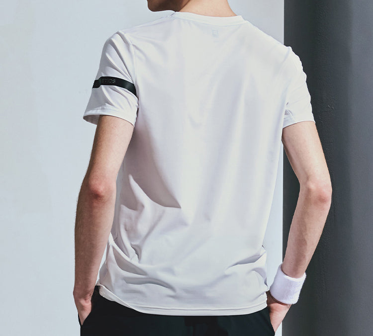 FILAATHLETICS Sports Training Round Neck Short Sleeve White A11M021102F-WT