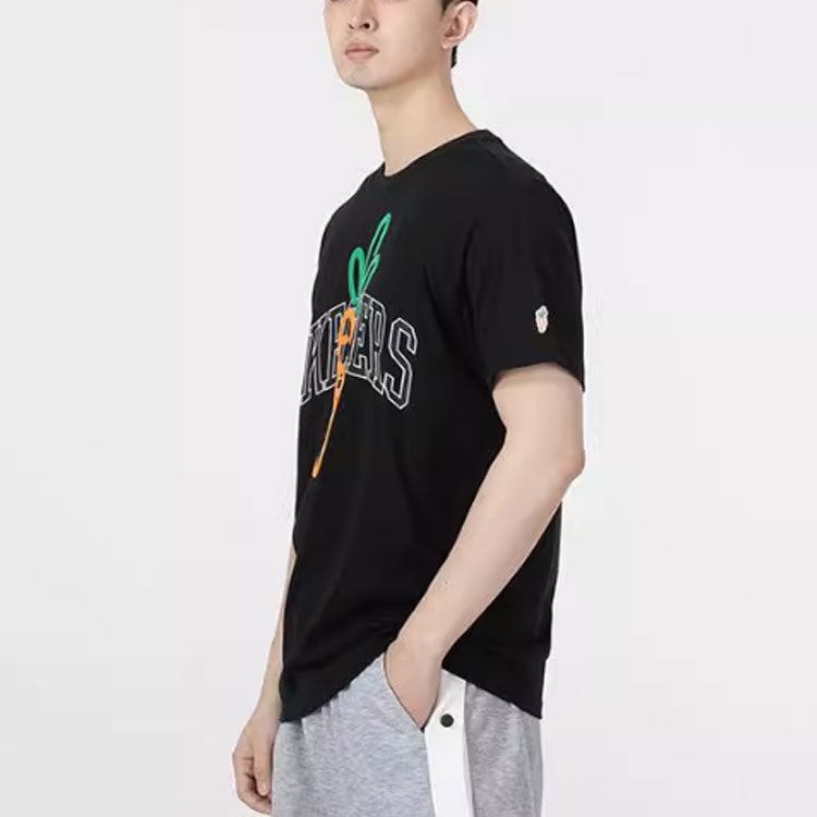 Skechers x Carrots Graphic T-Shirt 'Black Orange Grey' L222U062-0018