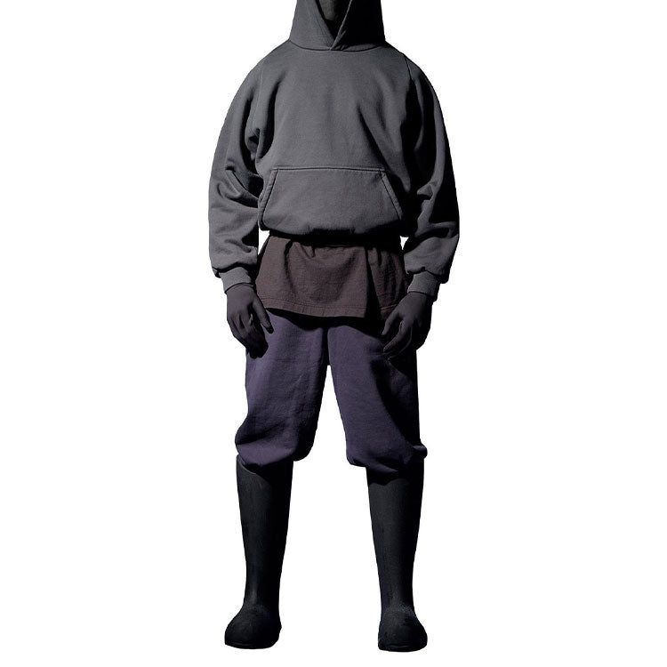 Yeezy Gap SS22 Logo Shrunken Hoodie 'Dark Grey' YEEZY-SS22-212