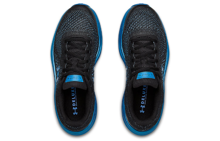(GS) Under Armour Liquify Sneakers Black/Blue 3022875-001