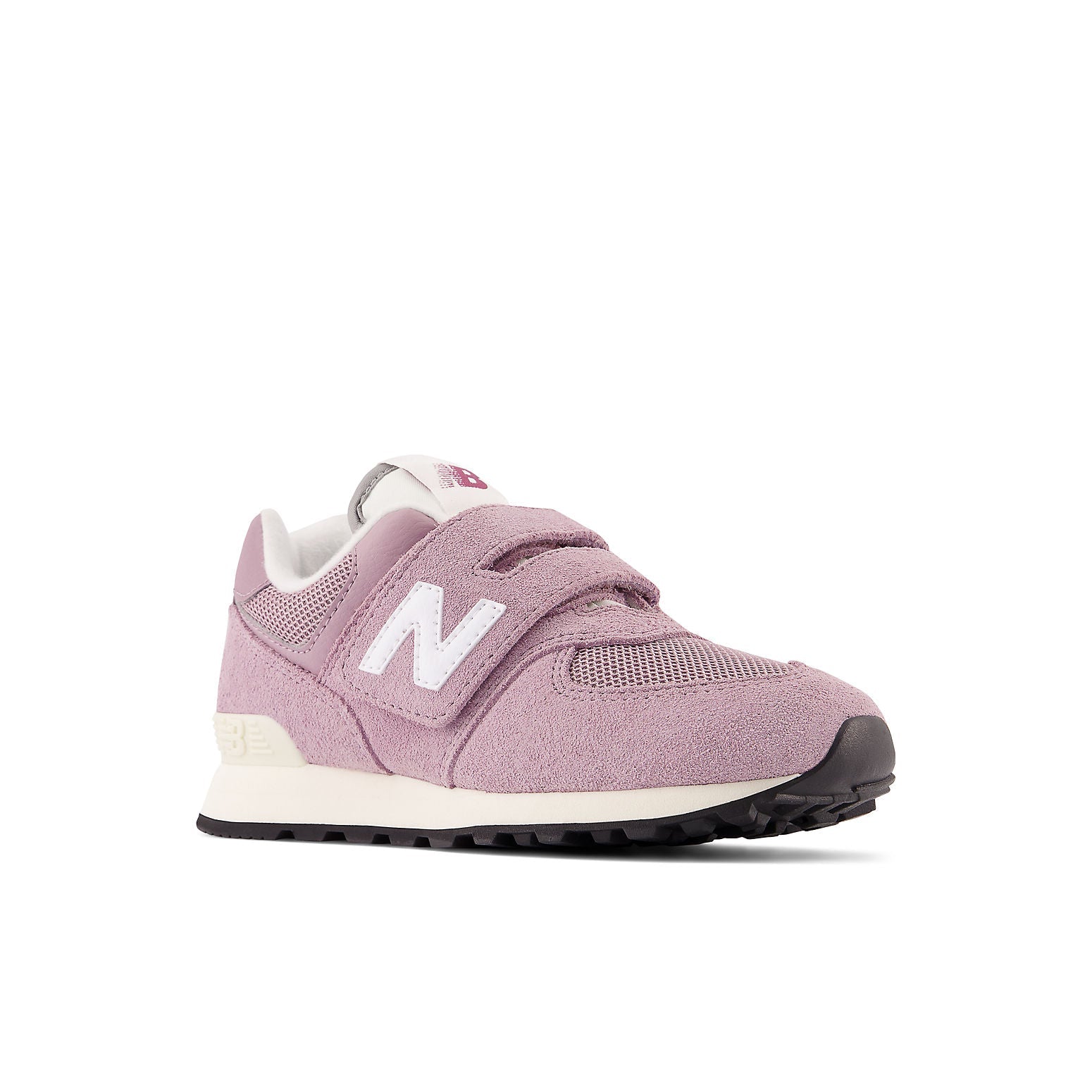 (PS) New Balance 574 Hook & Loop Shoes 'Pink White' PV574PV1