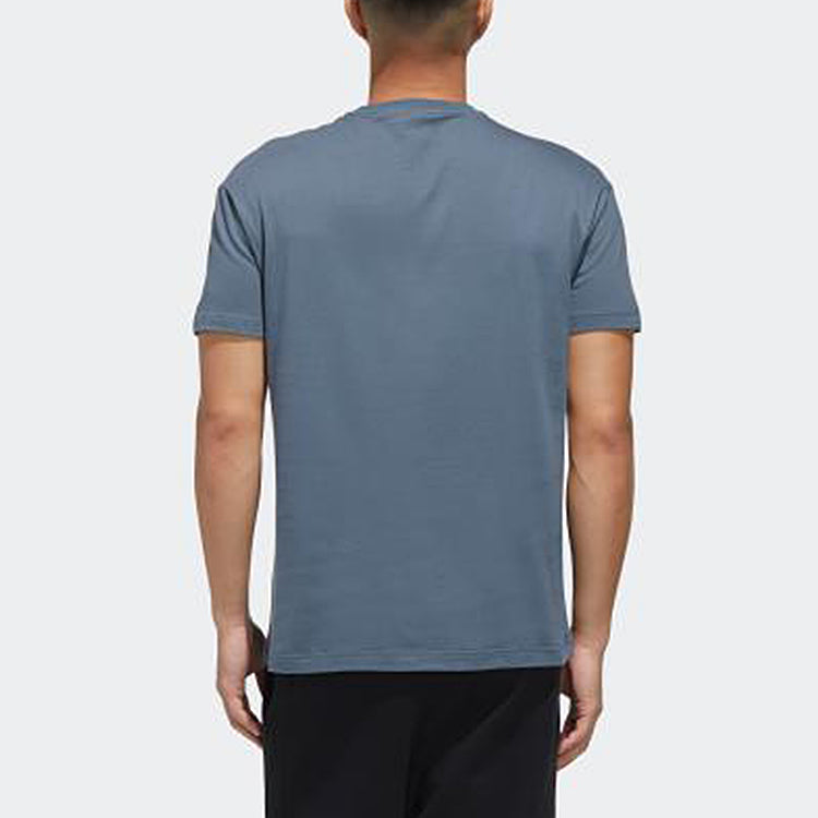 adidas Sports Round Neck Short Sleeve 'WUJI Story Blue' FM9350