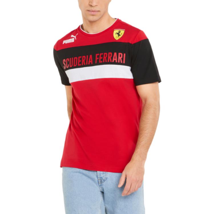 PUMA Ferrari Race SDS Short Sleeve T-Shirt 'Red' 533743-02