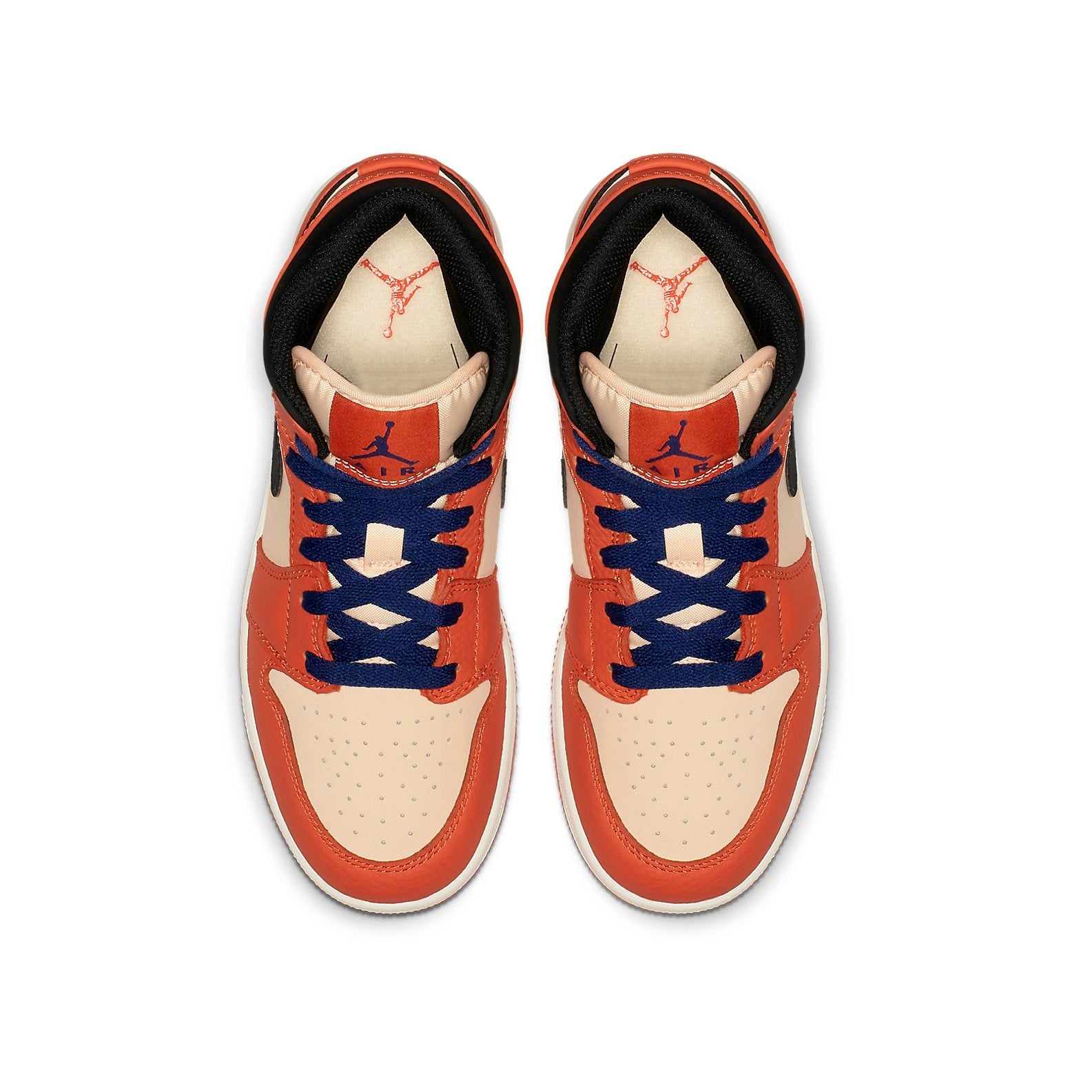 (GS) Air Jordan 1 Mid SE 'Team Orange' BQ6931-800