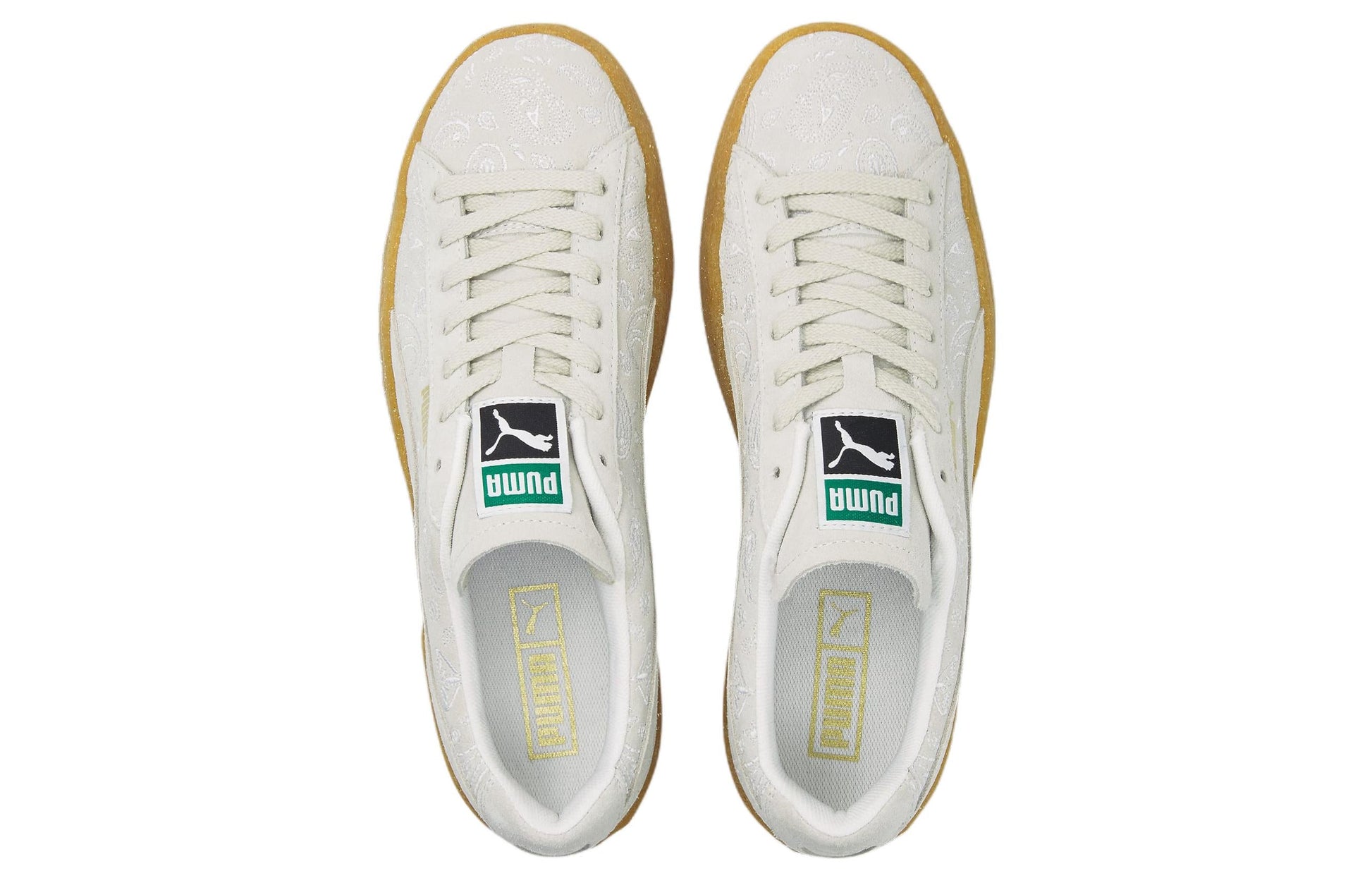 PUMA Suede Crepe Embroidery 'Gray Brown' 383796-01