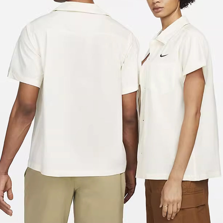 Nike SB Short Sleeve Bowling Shirt 'White' DV9074-113
