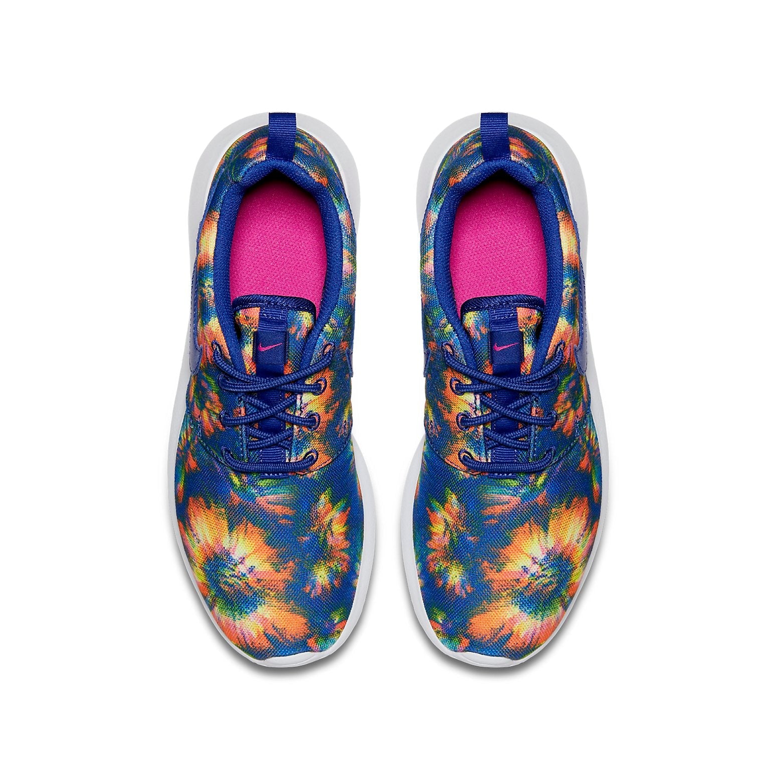 (GS) Nike Roshe One Print Low-Top Blue/Orange 677784-501