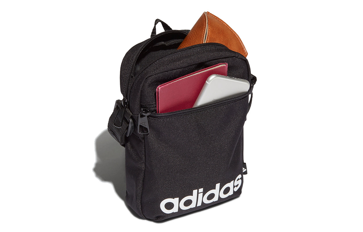 adidas Essentials Logo Shoulder Bag 'Black' GN1948
