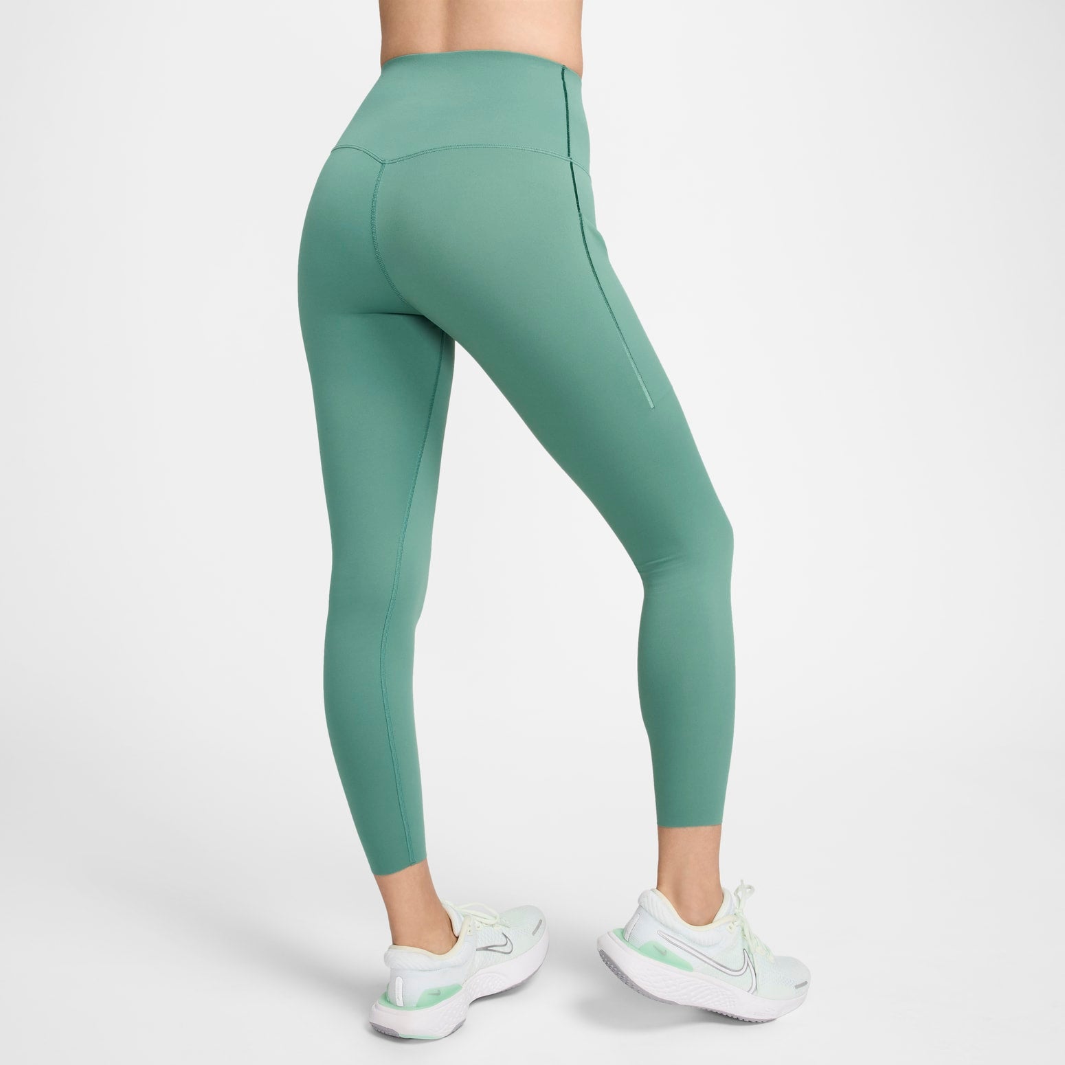 (WMNS) Nike Universa Medium-Support High-Waisted 7/8 Leggings 'Green' DQ5898-362