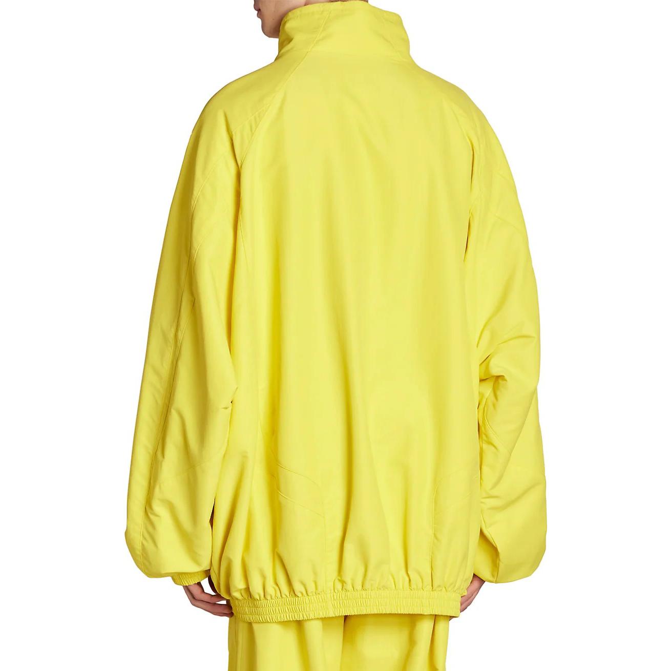 Balenciaga 3B Sports Icon Pull-Over Tracksuit Jacket 'Yellow' 720153TKO487640