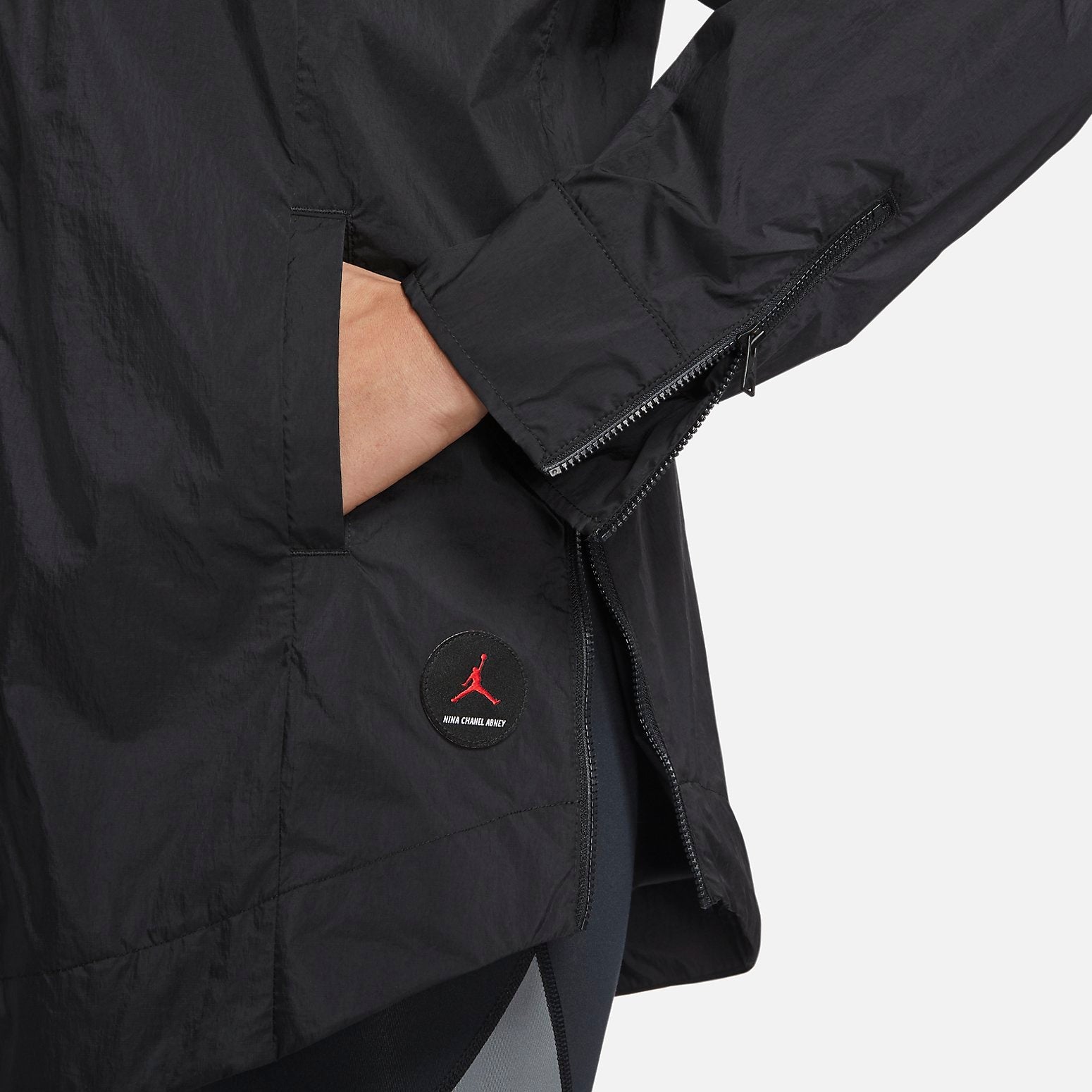 (WMNS) Air Jordan x Nina Chanel Abney Jacket 'Black' DO4153-010