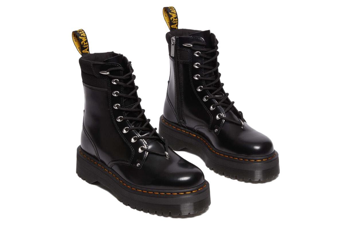 Dr.Martens Jadon II Boot Hardware Buttero Leather Platforms Boots 'Black' 30932001