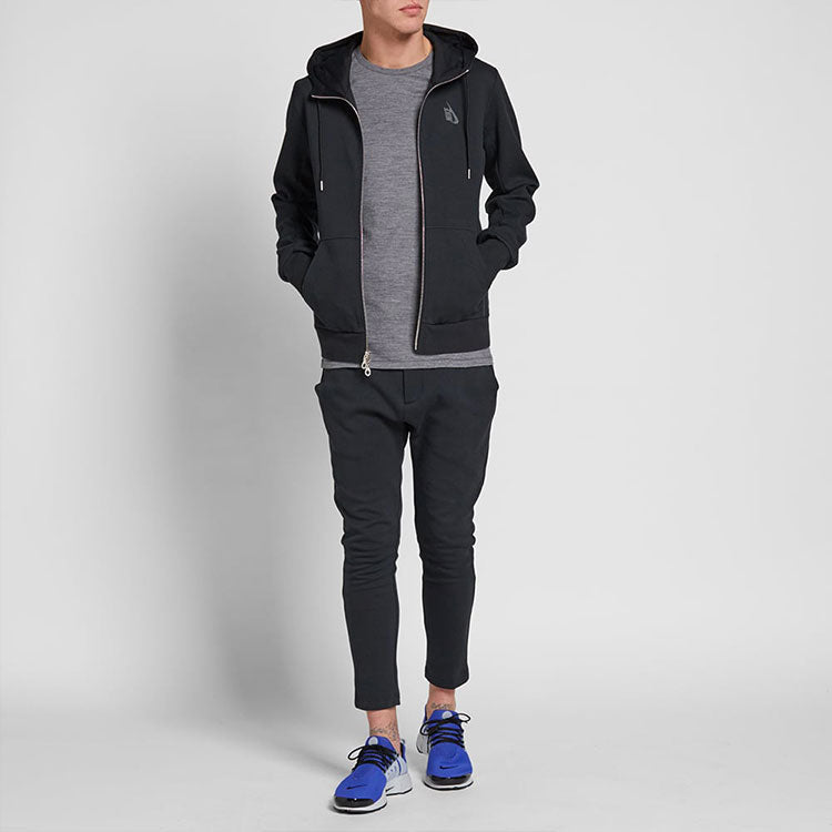 Men's Nike Casual Sports Hooded Jacket 'Black' 823673-010