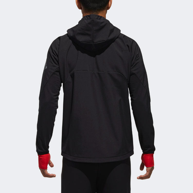 adidas Wk Shell Jk Casual Sports Woven Hooded Jacket Black CZ2173