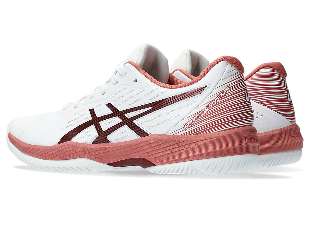 (WMNS) ASICS Solution Swift FF 'White Red' 1042A197-106