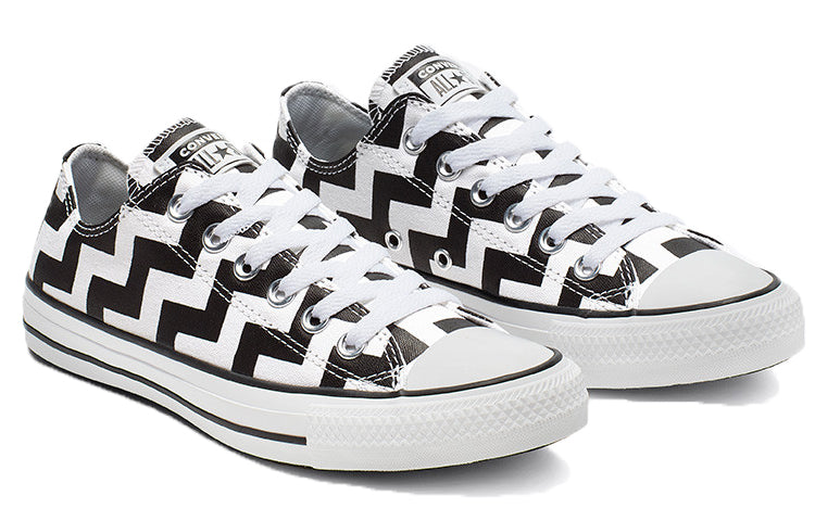 (WMNS) Converse Chuck Taylor All Star Low Top Canvas Black White Stripe 'Black White' 565438C
