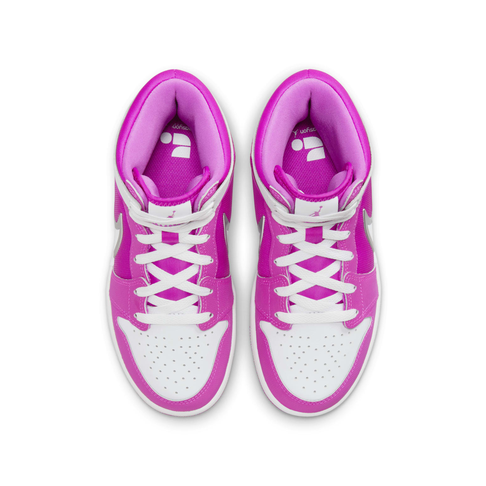 (GS) Air Jordan 1 Mid RM EasyOn 'White Fire Pink' FQ1281-601
