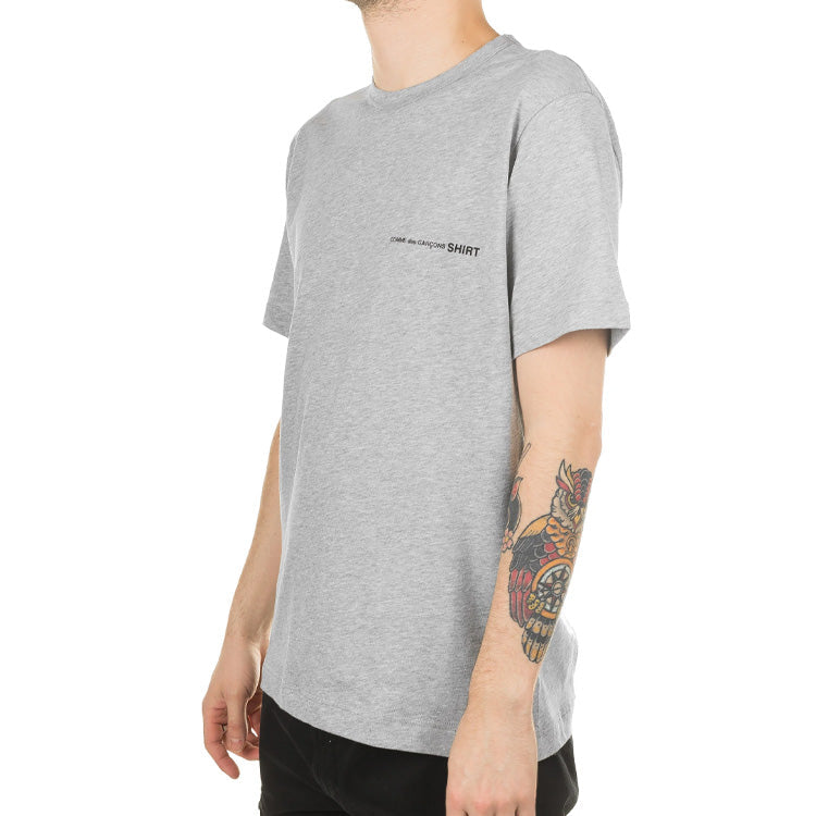 COMME des GARCONS Little Logo Applique Cotton Short-sleeve Tee 'Grey' S28119-2