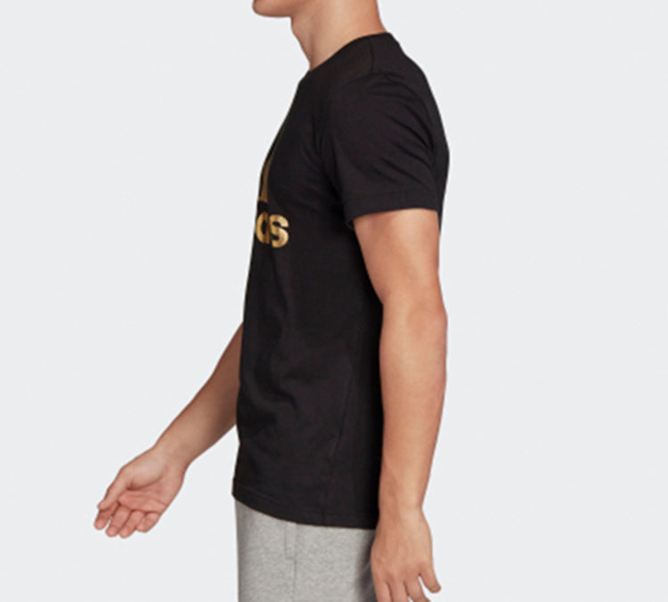 adidas 8-Bit Foil Grfx Printed Short Sleeve TEE Men Black FN1735