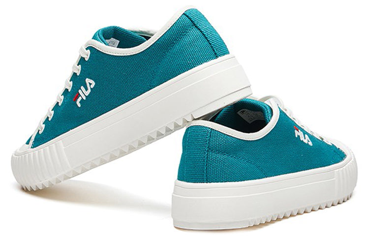 (WMNS) FILA Fmc Series Trail Low Canvas Shoes Blue/White F52W014404FTG
