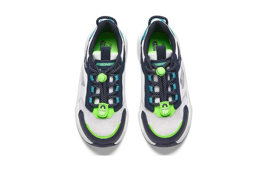 (GS) Skechers Ultrasurge 'White Navy' 405256L-WNV