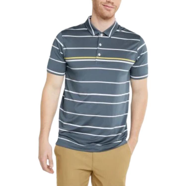 PUMA Mattr Striper Golf Polo Shirt 'Teal' 532976-11