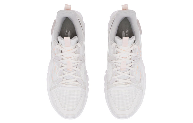 (WMNS) Li-Ning U.T 'White Light Orange' AGLQ062-3