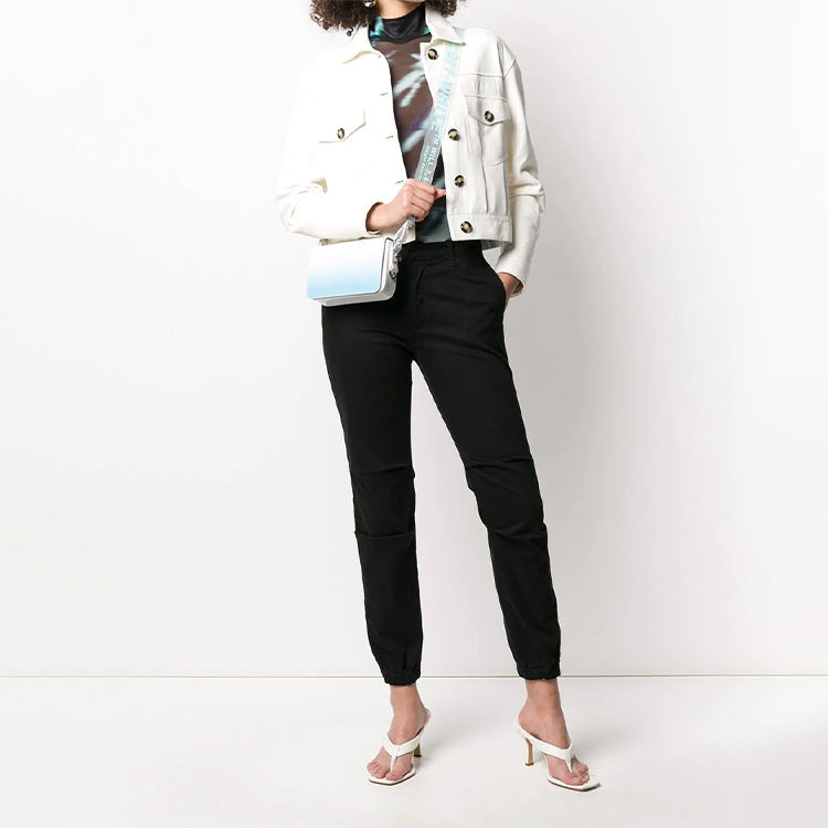 (WMNS) Off-White Flap shoulder bag Little Blue OWNA038R20G990683100
