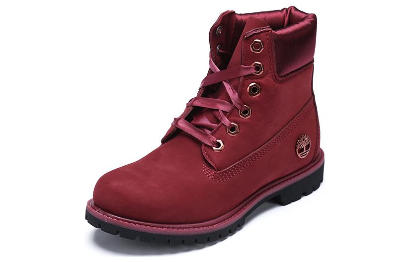 (WMNS) Timberland 6" Premium Waterproof Boot 'Burgundy Nubuck' A1SC7