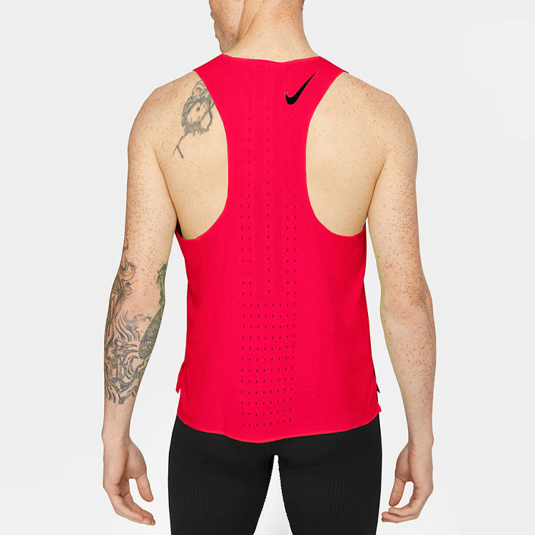 Nike AeroSwift Breathable Training Sports Running Vest 'Red' CJ7836-635