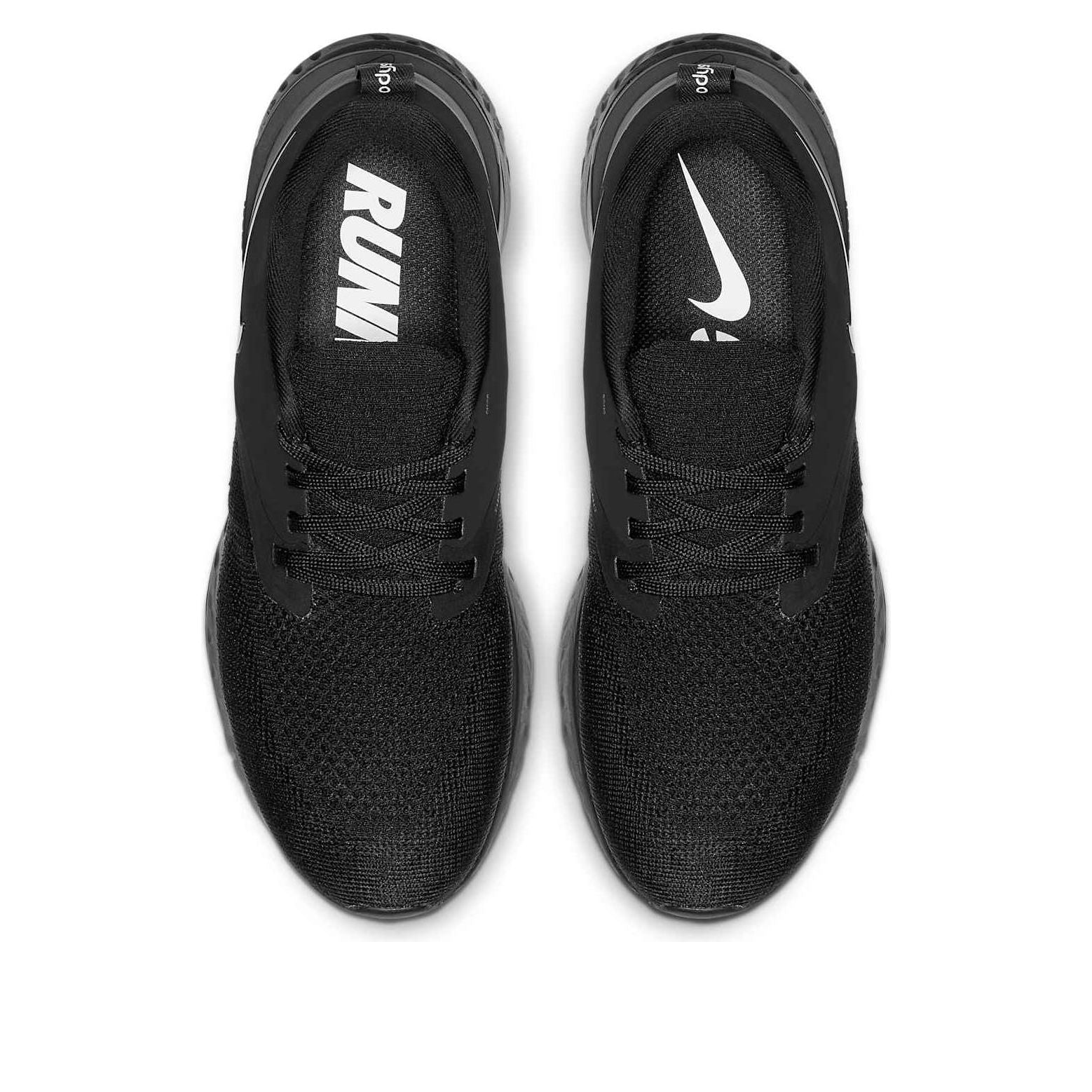 (WMNS) Nike Odyssey React Flyknit 2 'Triple Black' AH1016-001