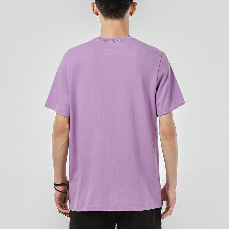 Men's Nike TIGER Pattern Logo Athleisure Casual Sports Short Sleeve Purple T-Shirt DJ1406-589
