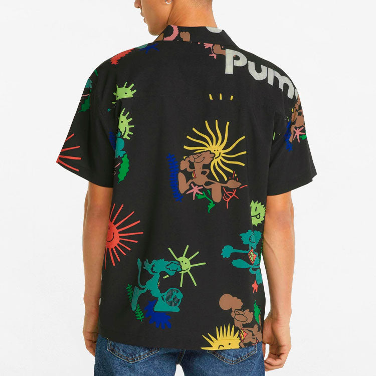 PUMA Adventure Planet Printed Shirt 'Black' 533484-01