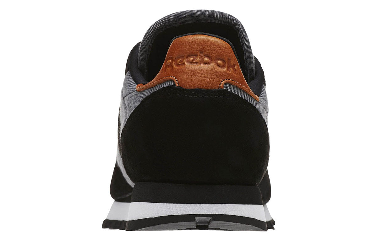 Reebok Cl Leather Running Shoes Black/Grey BD1664