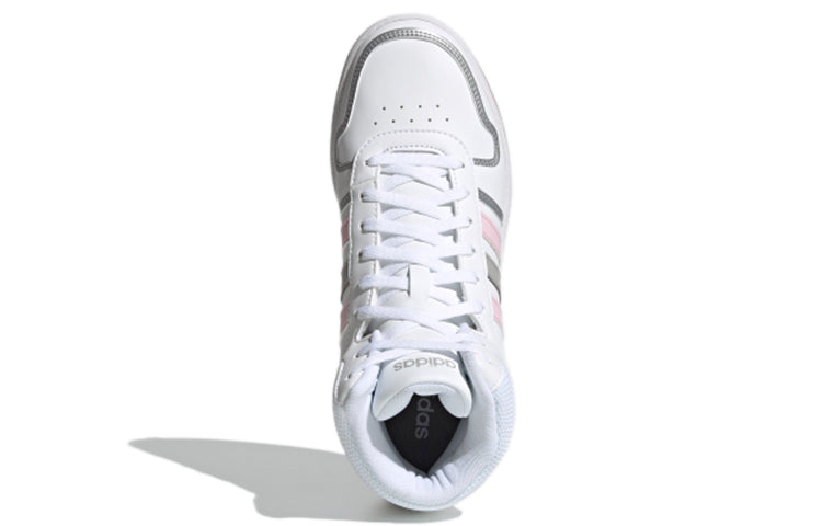 (WMNS) adidas Hoops 2.0 Mid 'White Pink Grey' FY6020