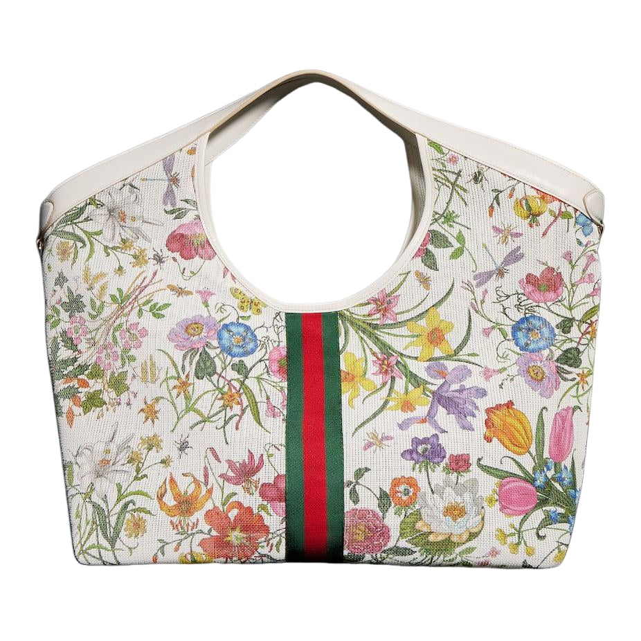 (WMNS) Gucci Giglio Flora Large Tote Bag 'White Multicolor' 853971-FAGDB-9564