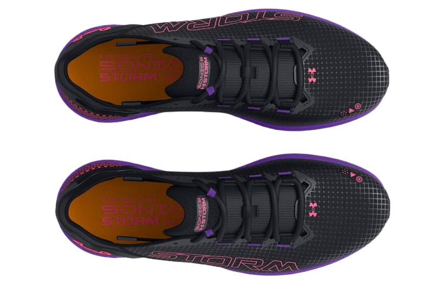 (WMNS) Under Armour HOVR Sonic 6 Storm 'Black Purple' 3026553-001